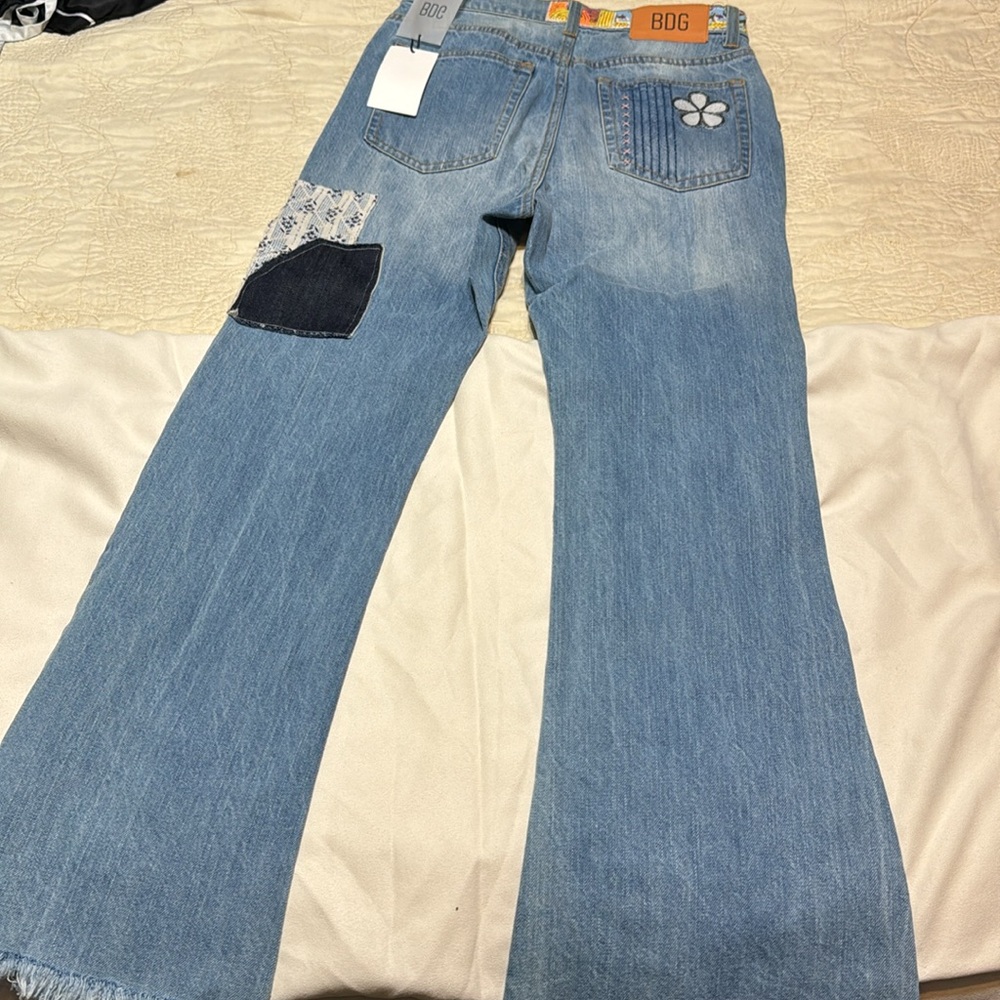 BDG patchwork jeans raw hem - Picture 8 of 10
